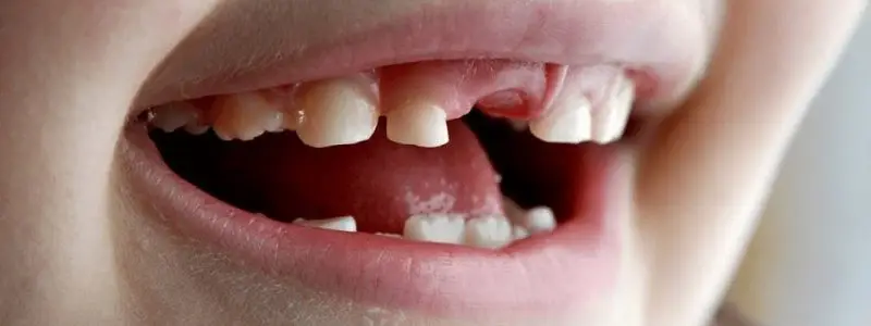بازسازی دندان ترک خورده کودک